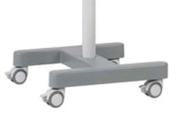 Item Number: MC201/3 - Microscope Base OM200 Series Base for Floor Stand for Microscope w/ 4 Wheels and Brakes.