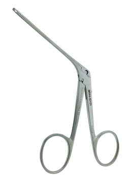 Item Number: BR44-40101 - Micro Alligator Ear Forceps, oval cup jaw, straight, 0.9 x 1mm, 3¼"