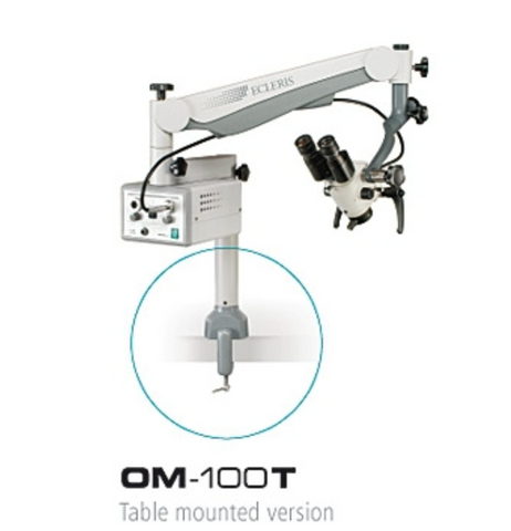 Item Number: MC233 - Table mounted stand for OM-100T (Table Mounted) Microscope.